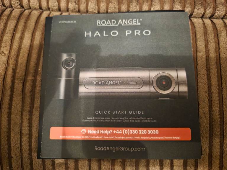 REDUCED FOR QUICK SALE Road angel halo pro dash camera 