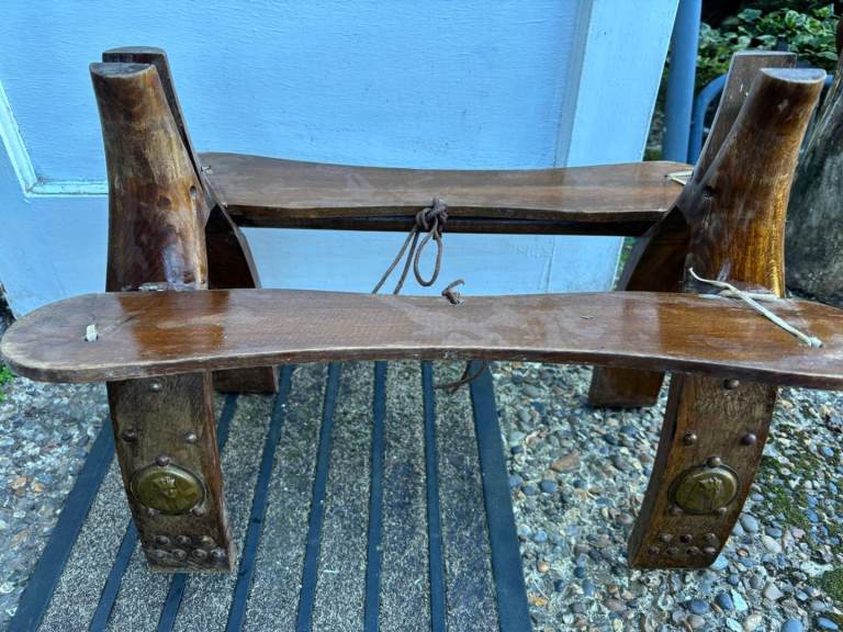 Vintage camel saddle