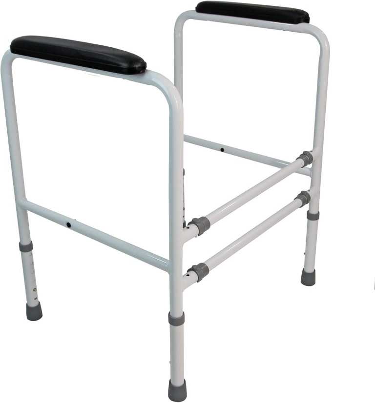 NEW Toilet Frame Support Aid - Adjustable Height & Width, Boxed