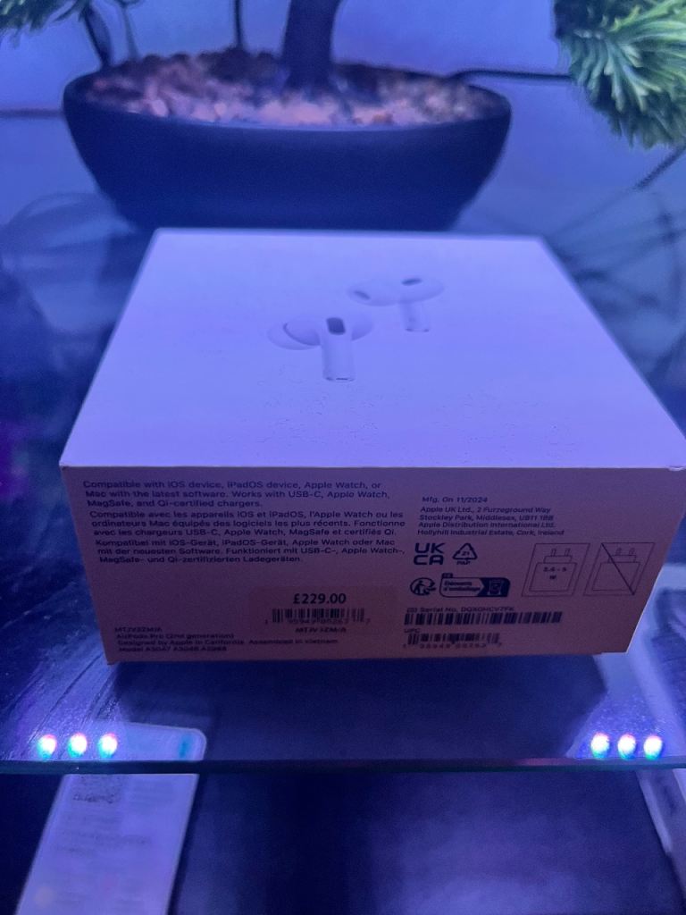 Apple air pods pro 2 with receipt 