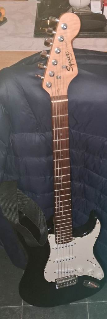 Squier Stratocaster guitar