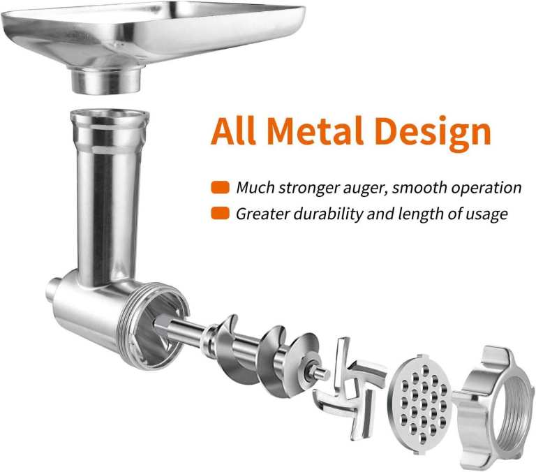 Metal Food Grinder Attachment 