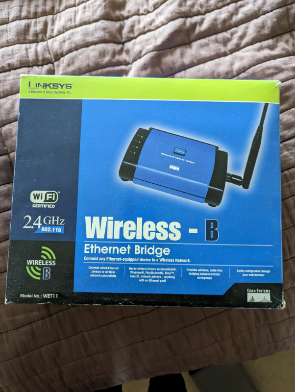 Linksys Wireless WiFi Bridge