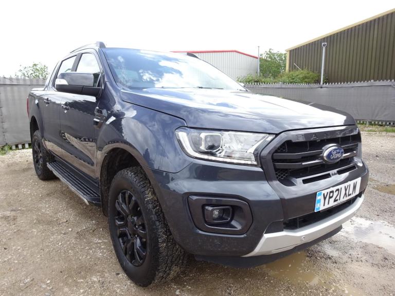 2021 21 REG FORD RANGER WILDTRAK ECOBLUE 4X4 DIESEL AUTO PICK UP DAMAGED SALVAGE
