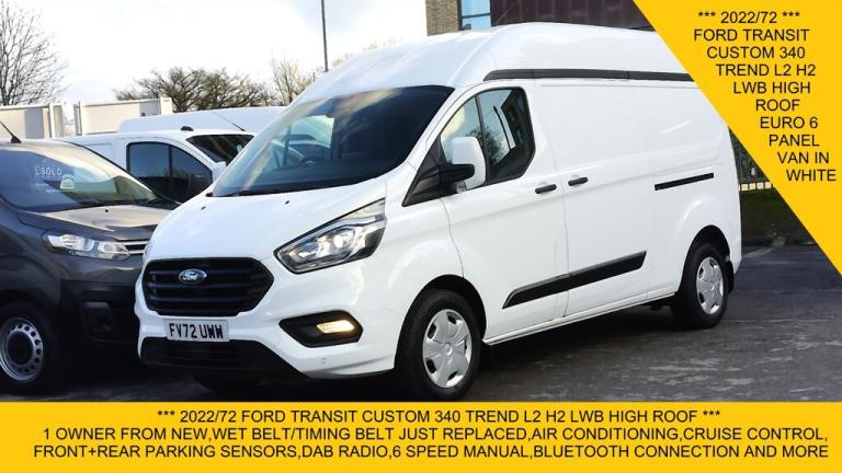 2022 Ford Transit Custom 340 TREND ECOBLUE L2H2 LWB HIGH ROOF WITH AIR CONDITIONING,PARKING SENSO...