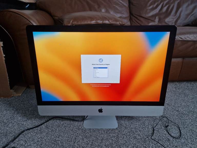 Apple iMac Core i5-8500 3.0GHz A2115 8GB RAM 1TB 32 SSD 27" 2019 5K cracks on screen
