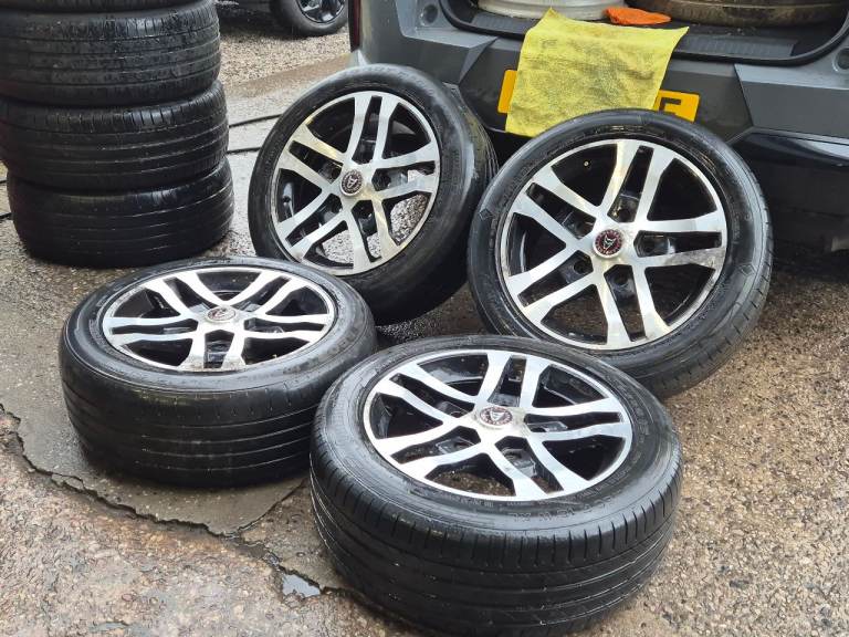 🌟Ford transit custom 18 inch alloy wheels 5x160 with TYRES 6m++