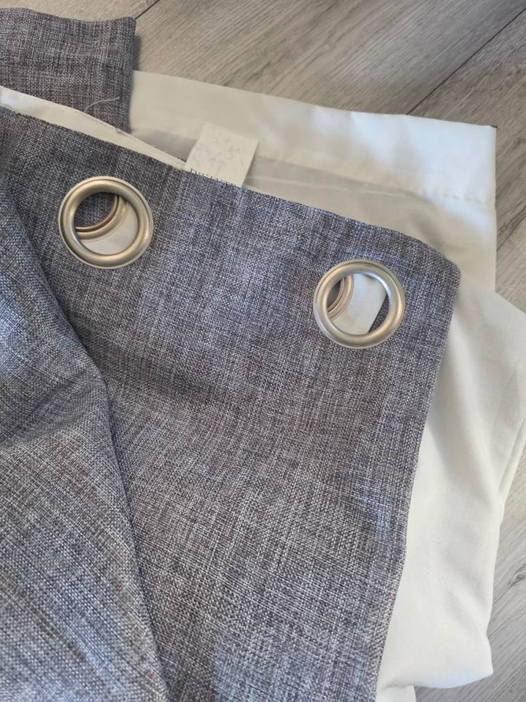 Grey curtains 90x72