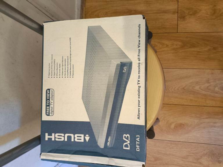 BUSH free to view digital TV adaptor Model:DVB DFTA3 Brand new