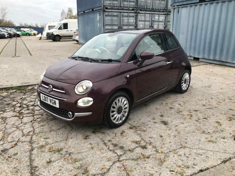 2017 Fiat 500 1.2 Lounge 3dr HATCHBACK Petrol Manual
