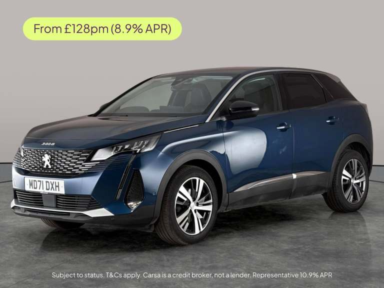 2022 Peugeot 3008 1.5 BlueHDi Allure SUV 5dr Diesel Manual Euro 6 (s/s) (130 ps) - LANE DEPAR Suv...