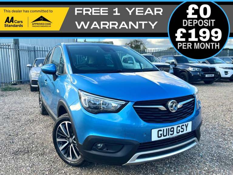 2019 Vauxhall Crossland X 1.2T [110] Elite Nav 5dr [Start Stop] Auto HATCHBACK PETROL Automatic