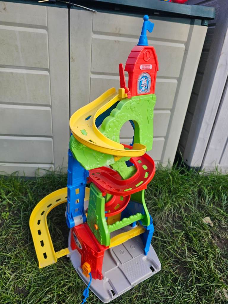 Fisher-Price Little People Take Turns Skyway Car Ramp Toy