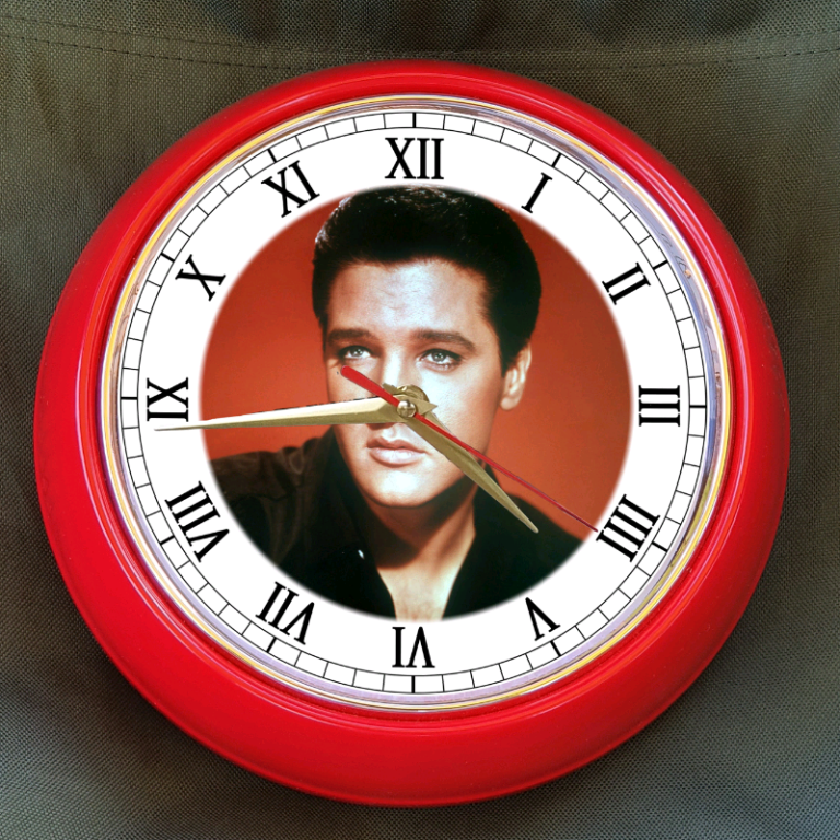 Elvis Presley retro wall clock 
