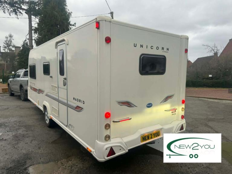 2012 Bailey Unicorn Madrid 4 Berth END BATHROOM Caravan - STOCK H033