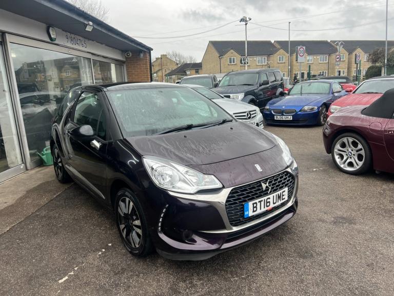 2016 DS Automobiles DS 3 2016 1.2 PureTech 82 Chic 3dr IN PURLE £20 TAX 3 FORMER KEEPERS 2 KEYS H...