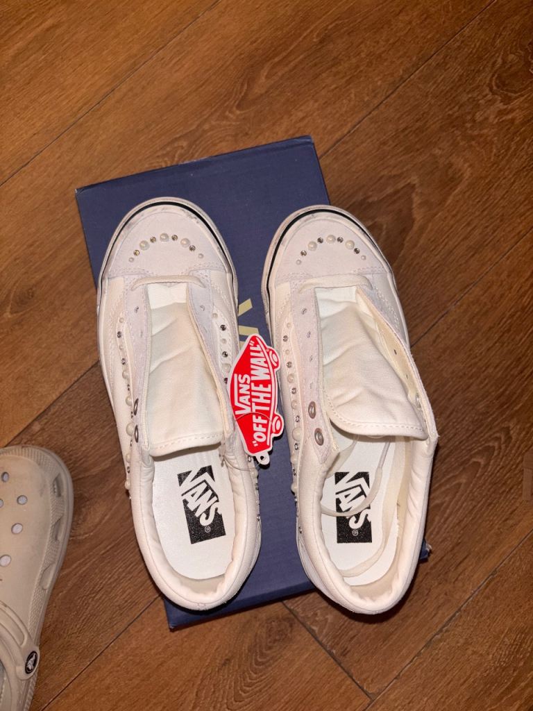 Vans Old Skool 36 Marshmallow Trainers - UK 5.5 New