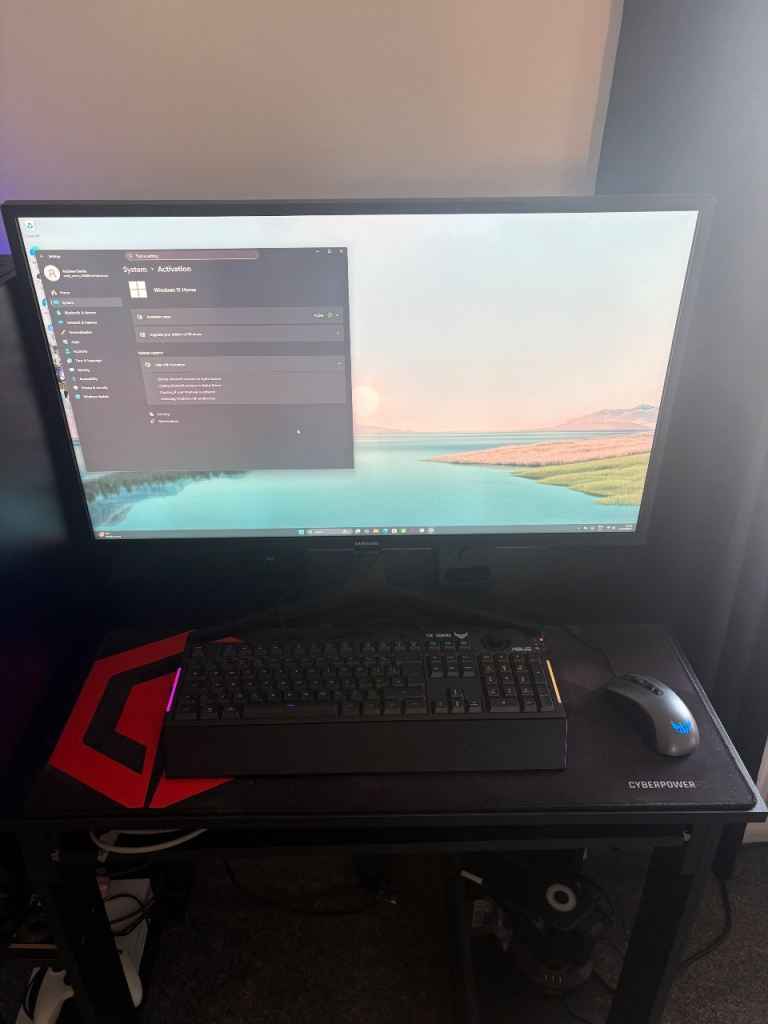 Gaming PC Setup with MSI GeForce RTX 3050 8GB Graphics Card, Samsung 32” 4K UHD Monitor