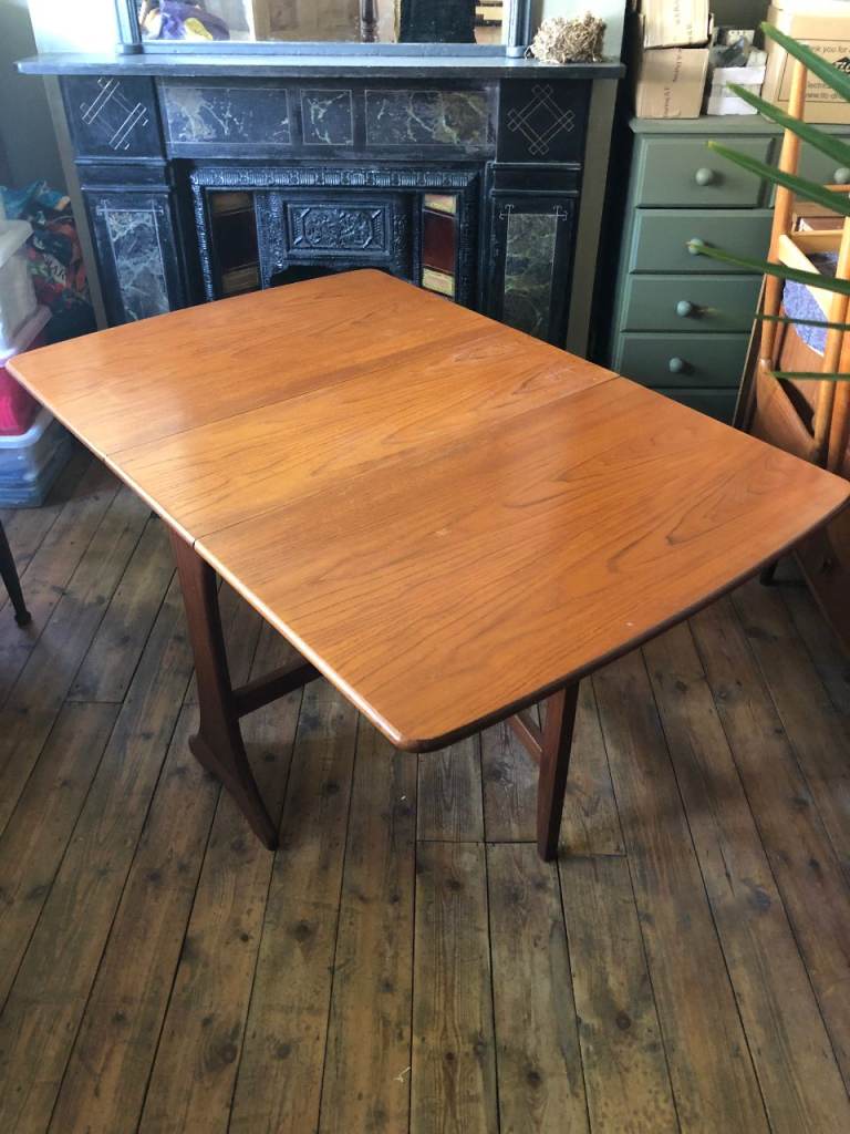 Mid-century Danish Teak Drop-leaf Table