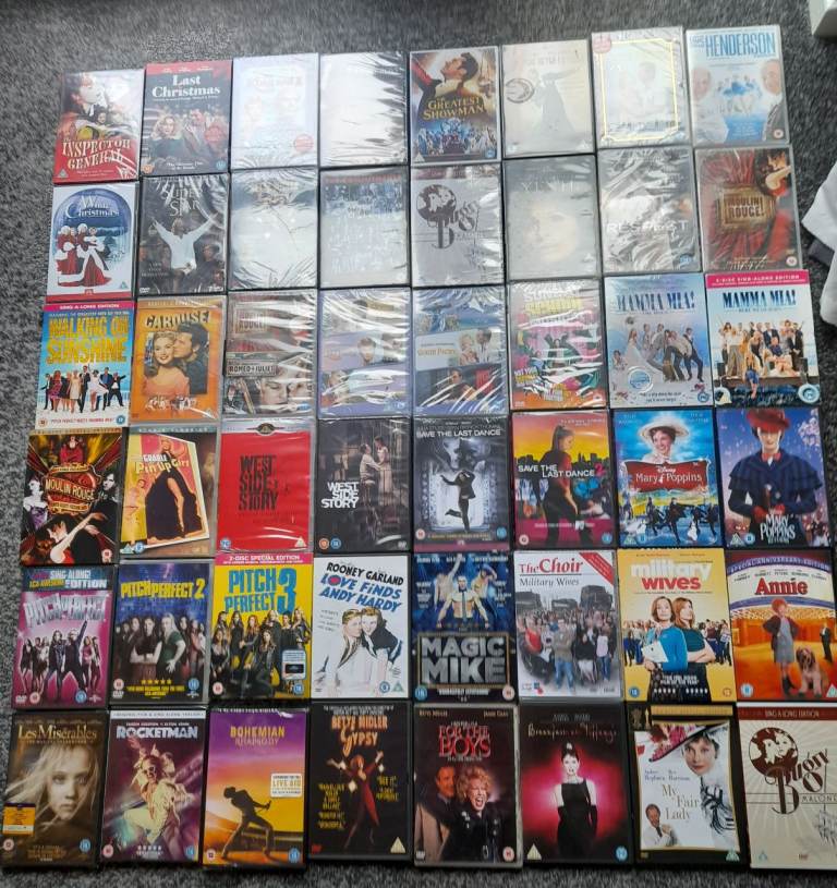 DVD Selection of Musical Movies Many Still Sealed - £2 each or 3 for £5
