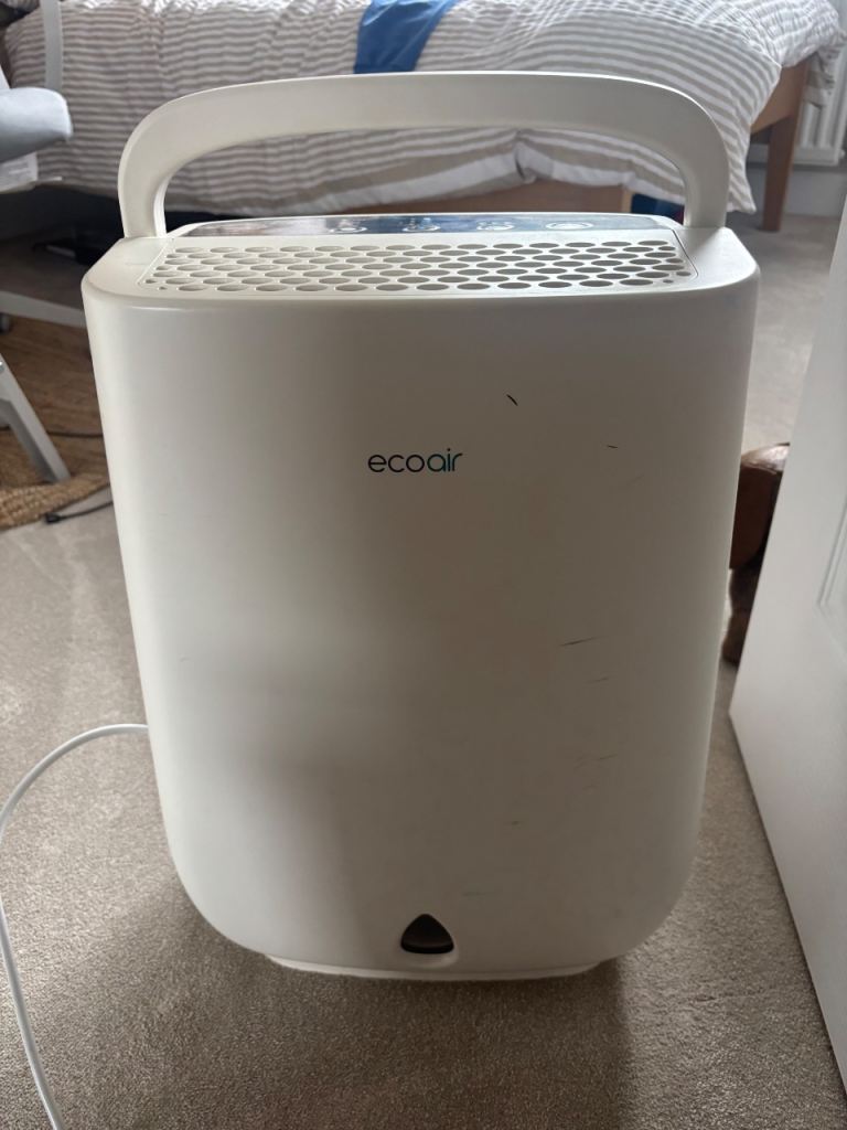 Ecoair Dehumidifier – White, Good Condition £300 retail