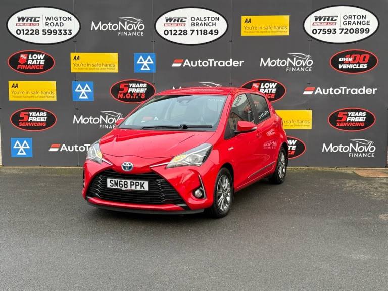 2018 68 TOYOTA YARIS 1.5 VVT-H ICON HATCHBACK 5DR PETROL HYBRID E-CVT EURO 6 (S/