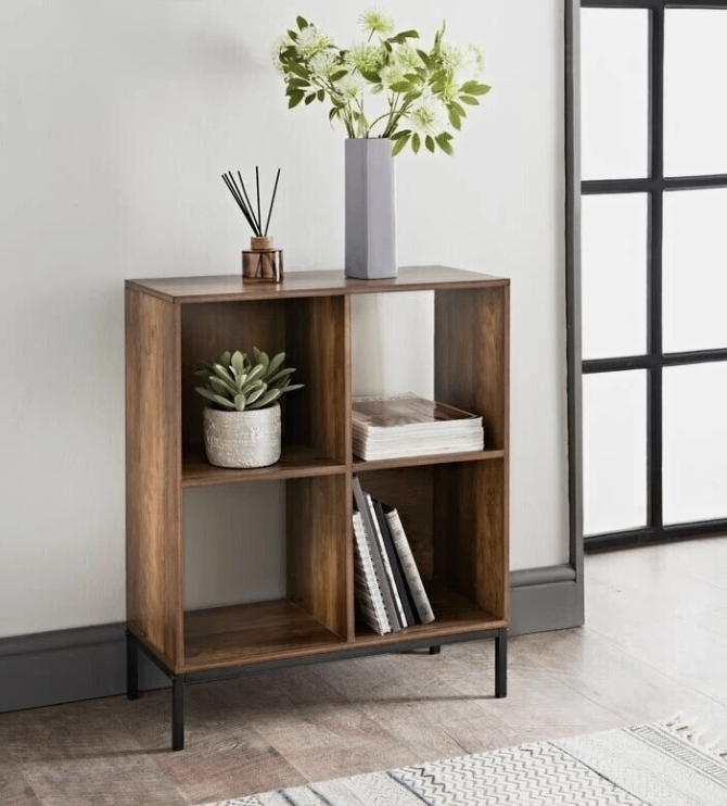 *BRAND NEW* 4 Cube Storage Wooden Bookcase Shelves