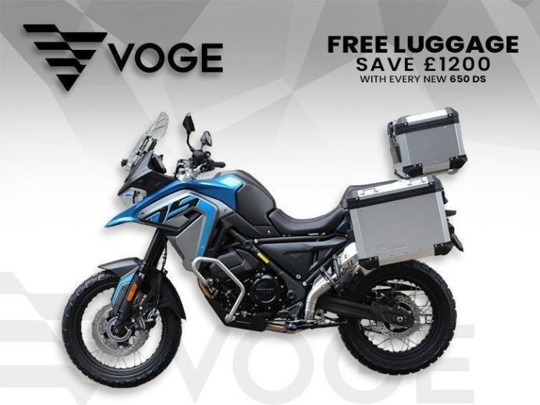 Voge 650 DS NEW LIMITED TIME OFFER : Free full lugage worth 1200 650DS 