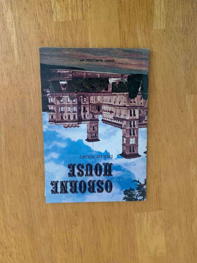 Osborne House in Isle of Wight,  vintage guide book 1970