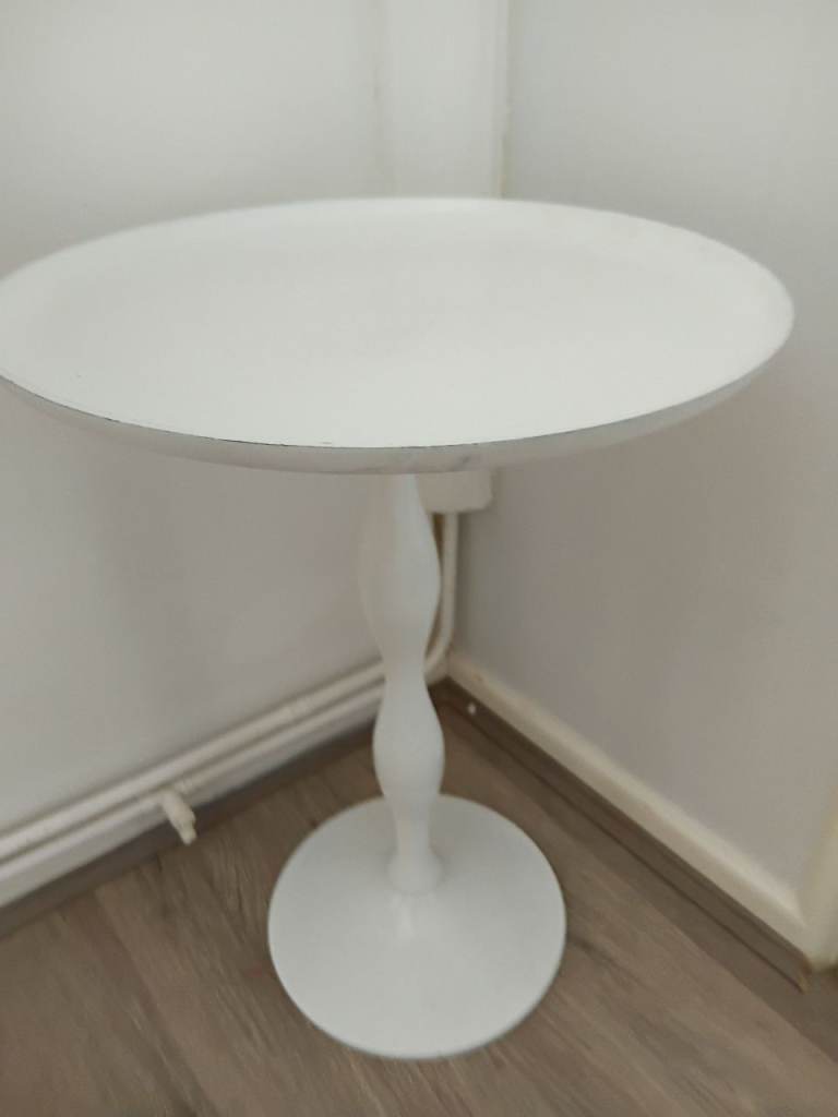 Metal side tables x 2