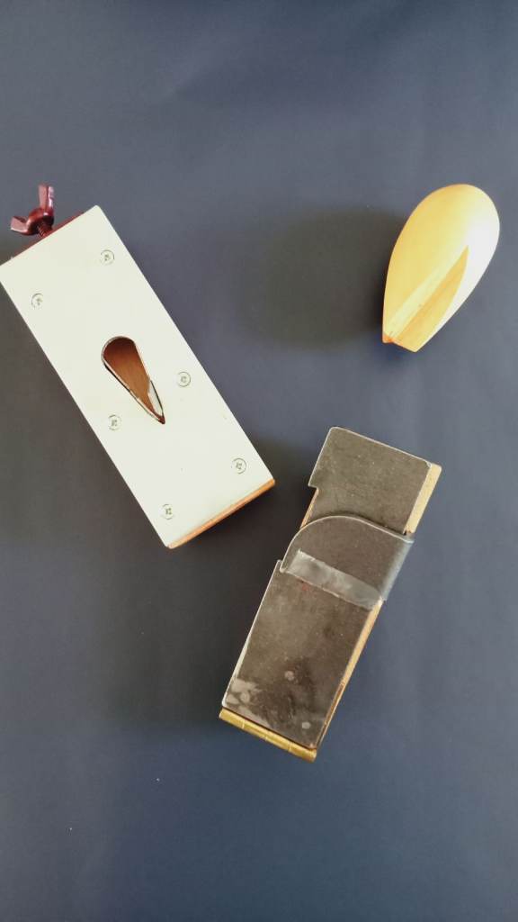 Basket making tools: for willow skeining and shaving