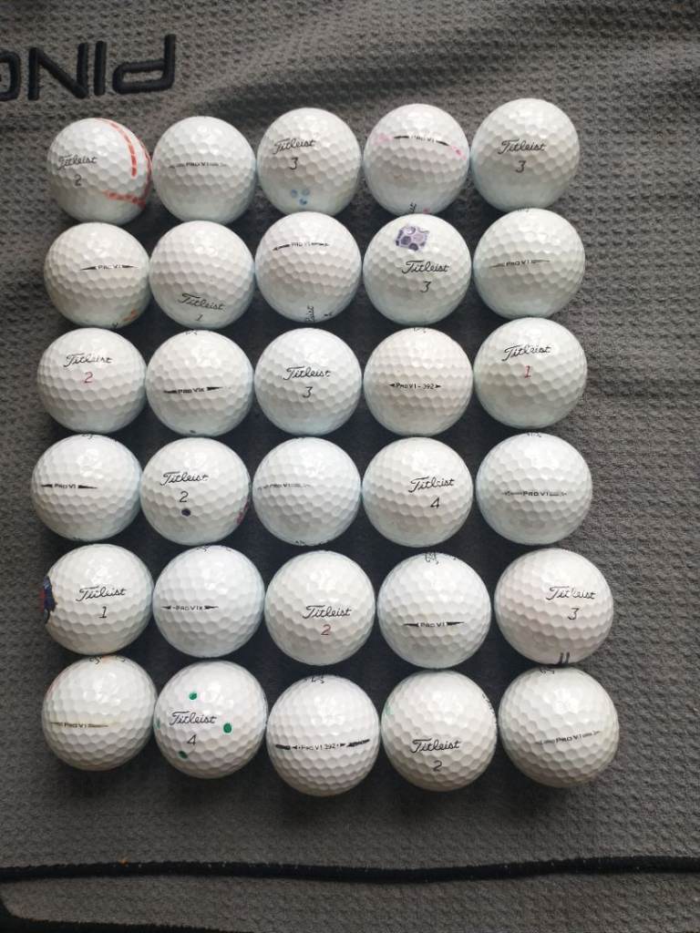 30 Titleist Pro V1 golf balls