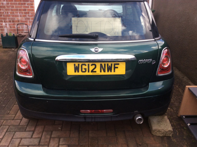 Mini Cooper diesel driveshaft driver side.