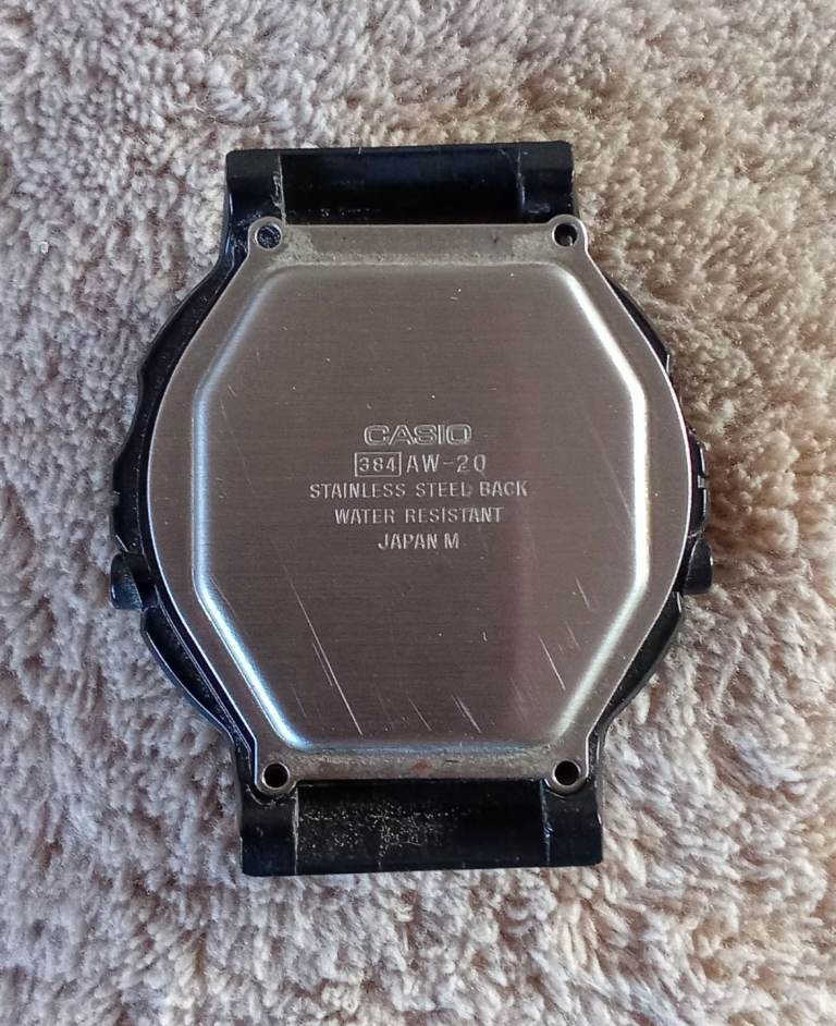 Casio vintage AW-20 watch 