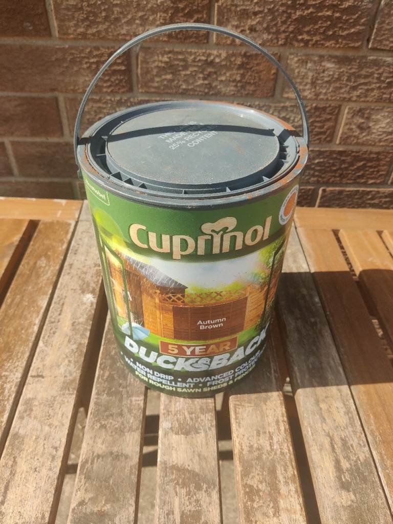 Cuprinol 5 Year Duckback Wood Stain Autumn Brown - 5L