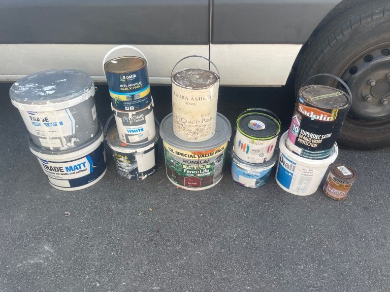 Free tins of paint