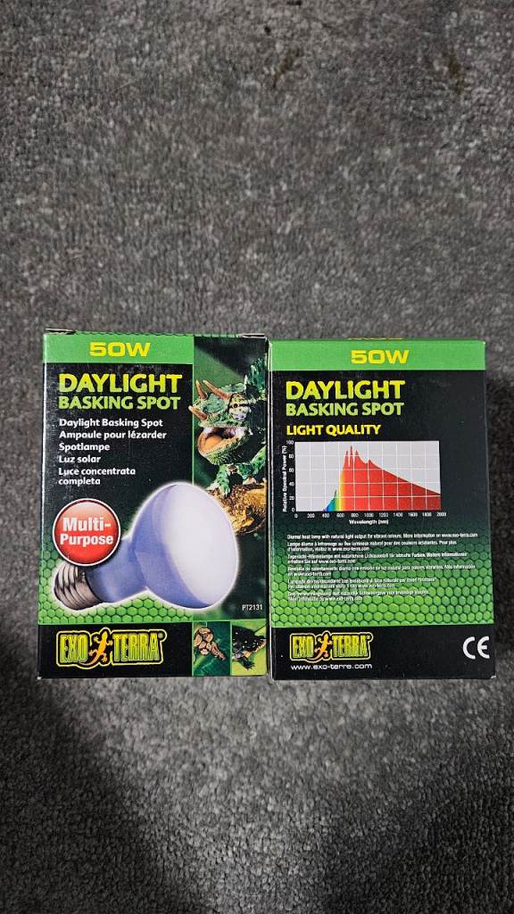 Exo Terra Daylight Basking Spot Bulbs 50W 