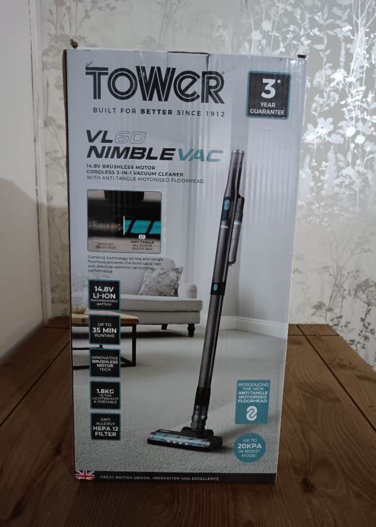 Tower VL60 NIMBLEVAC 3-in-1 Cordless Vacuum Cleaner