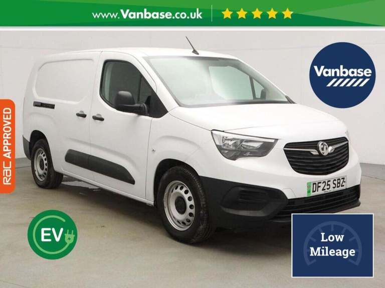 2025 Vauxhall Combo Electric 2300 50kWh Prime Panel Van 6dr Electric Auto L2 (7.4kW Charger) (136...