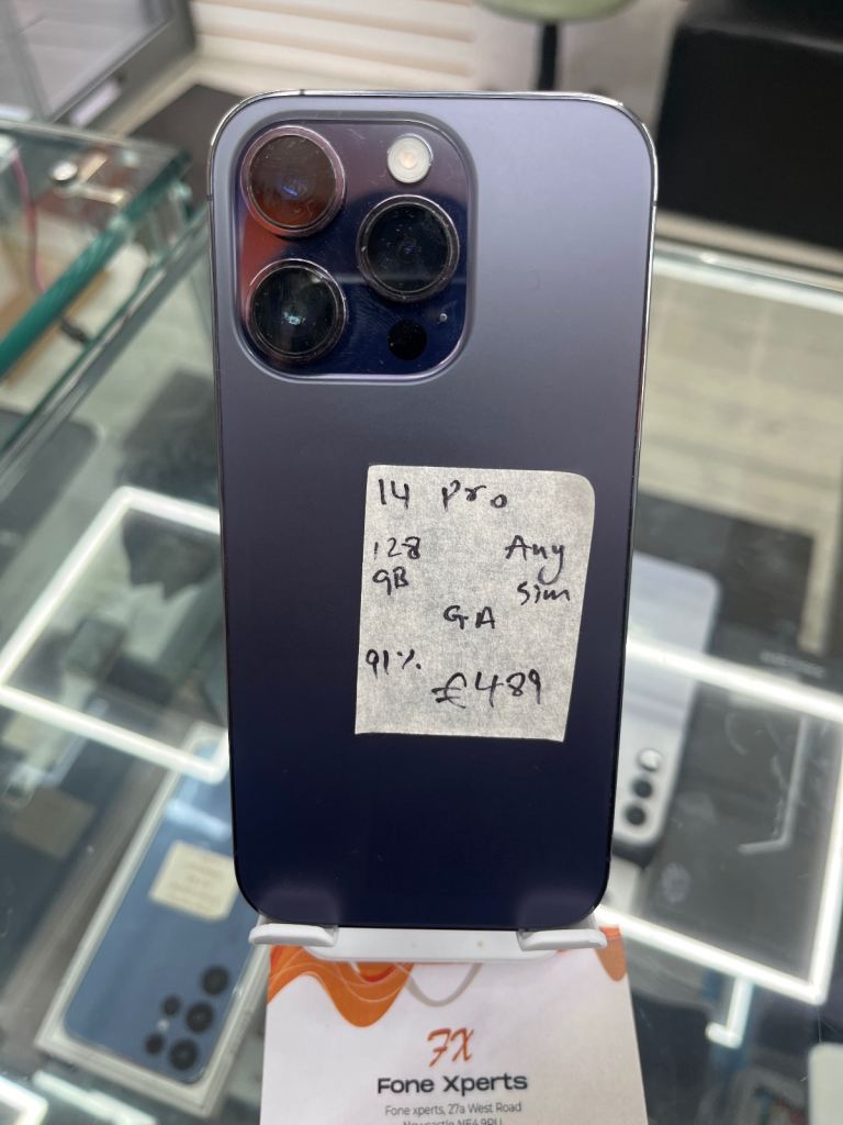 Apple iPhone 14 Pro!! 128GB!! Any sim working!! 91% health battery!!