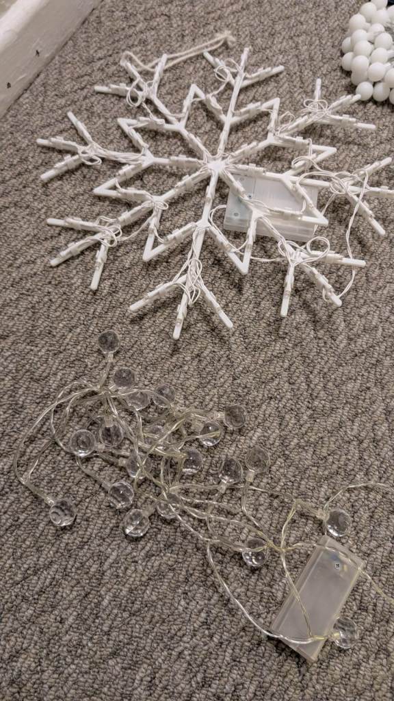 Bundle of Christmas lights