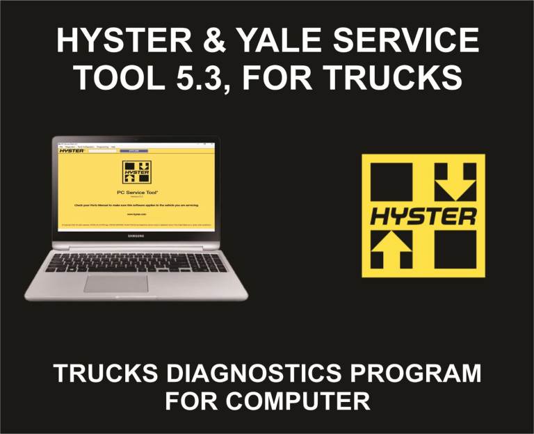 Hyster & Yale Pc Diagnosctics Tool V 5.3, For Trucks and Lifts, Program For Computer
