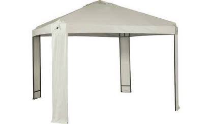 3m x 3m Garden Gazebo - Cream