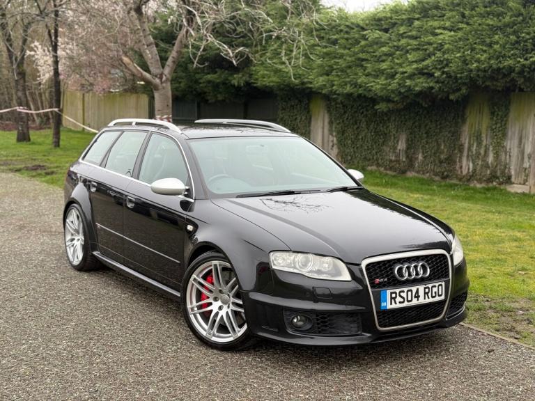 2007 [07] AUDI RS4 4.2 V8 PETROL QUATTRO ESTATE BLACK MANUAL ULEZ 167K FSH