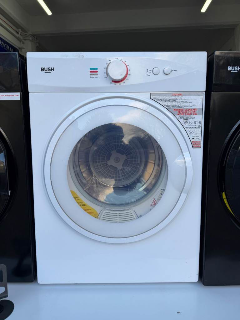 Bush 3 kg White Vented Tumble Dryer - New Grade A