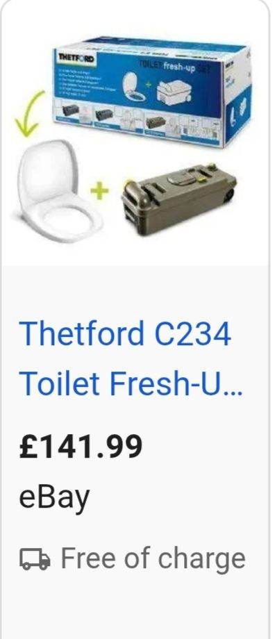 Thetford C234 Toilet fresh up set