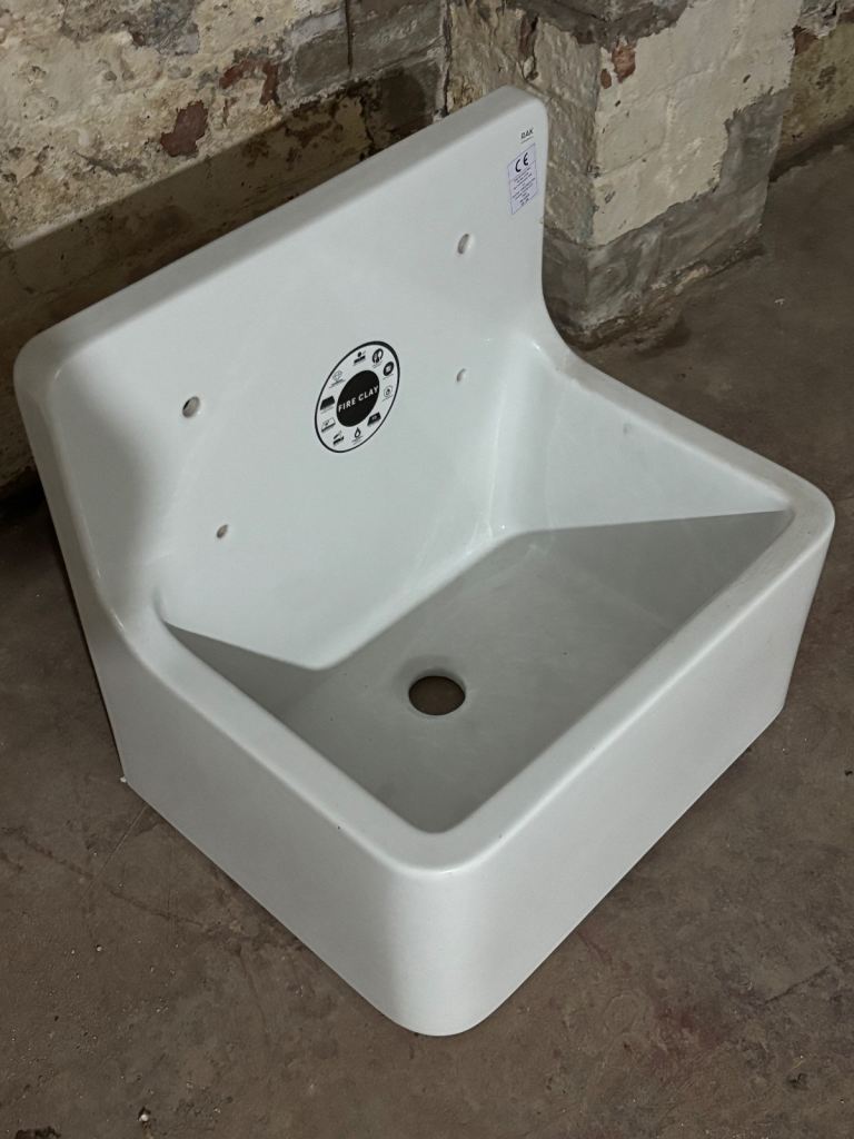 Rak fire clay sink - new 