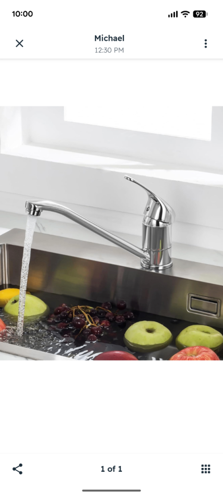 Chrome Kitchen Mixer Tap