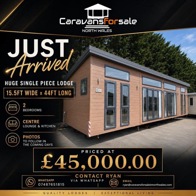 CARAVAN LODGE FOR SALE OFF SITE RESIDENTIAL SPEC **FREE DELIVERY**