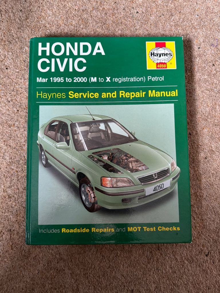 Haynes Honda Civic Service and Repair Manual (1995-2000 Petrol)